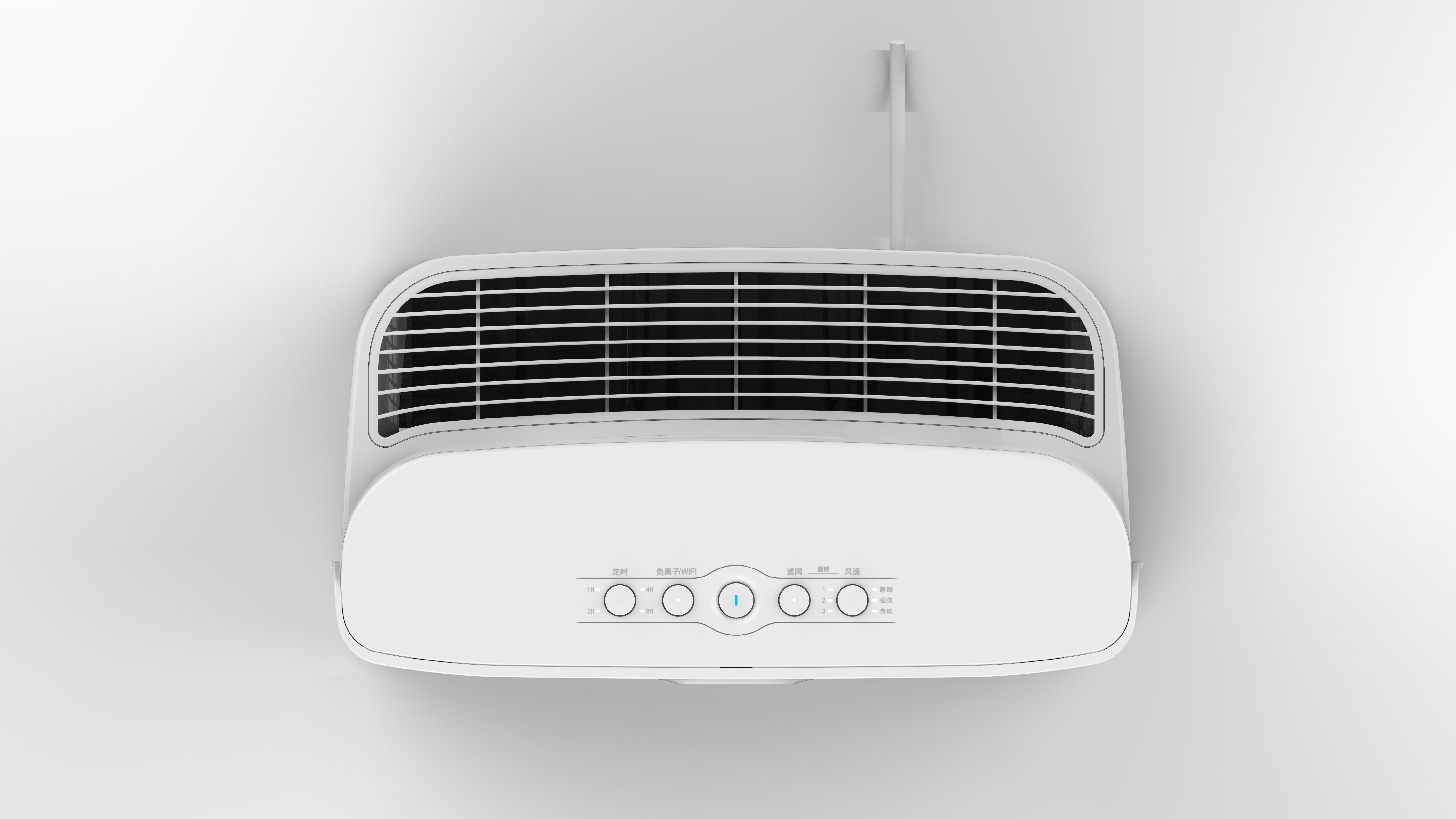 H11 H12 HEPA Ev Tipi Hava Temizleyici Dört Zamanlayıcı Seçeneği Altı